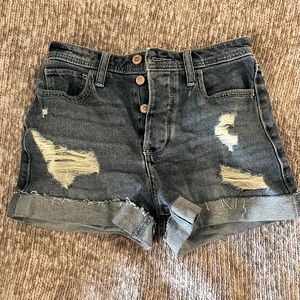 Hollister jean shorts